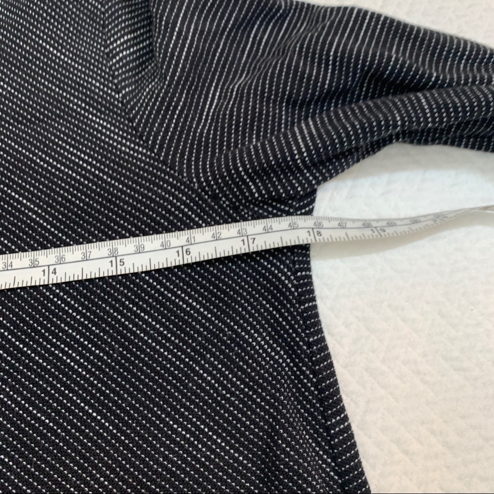 ZARA Mock Neck Long Sleeve Black/White Top S - Picture 7 of 8